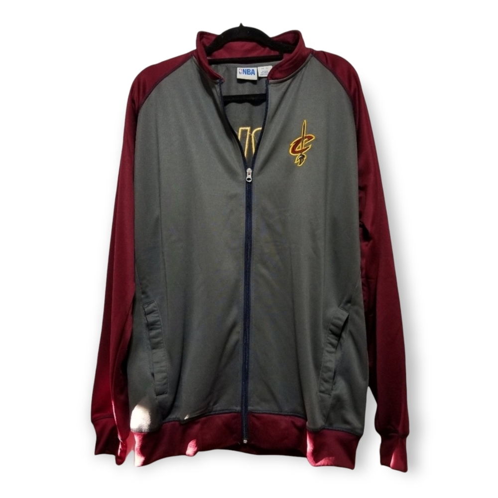NBA Cav's Zip Up Track Sweater